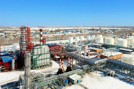 The refinery is strategically located in an industrial area in the south-eastern part of the city