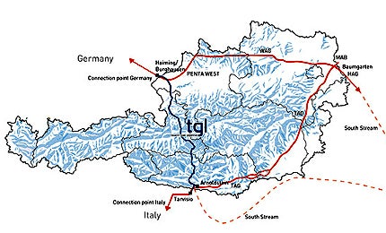 The Tauern Gas Pipeline is being developed by Tauern Gas Leitung