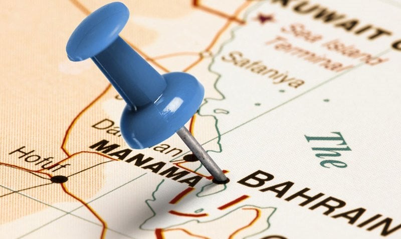 map of bahrain