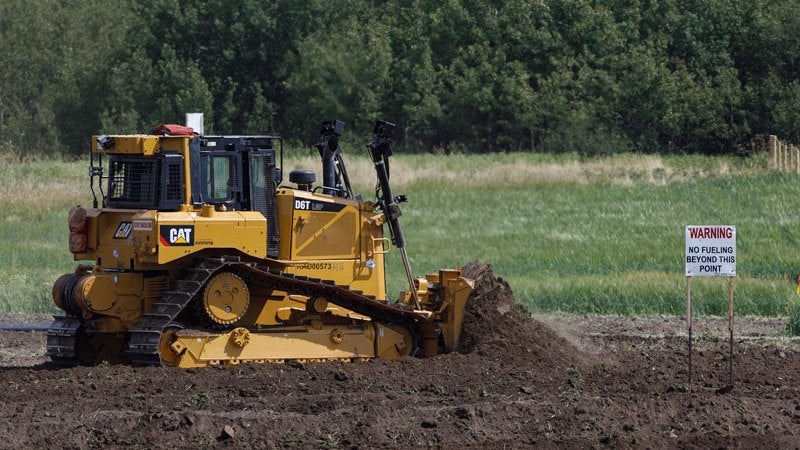 tractor in mud