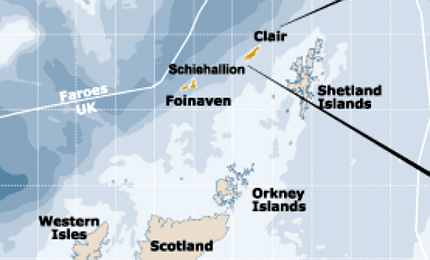 Clair Ridge development, off the west coast of Shetland