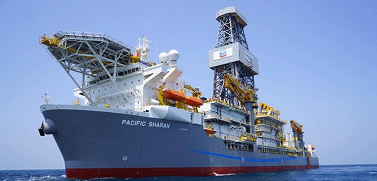 Pacific Sharav drilling ship