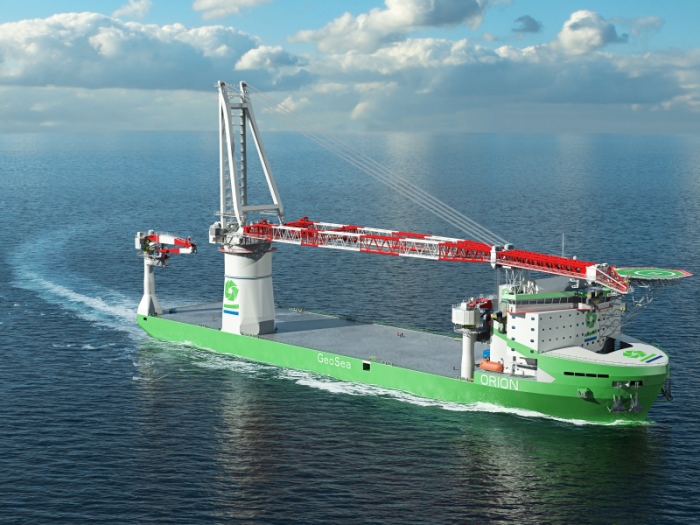 orion windfarm installation vessel