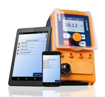 Solenoid Driven Metering Pump gamma/ X with Bluetooth module can be remotely controlled via the app.